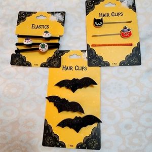 Halloween Theme Hair Clip Bundle